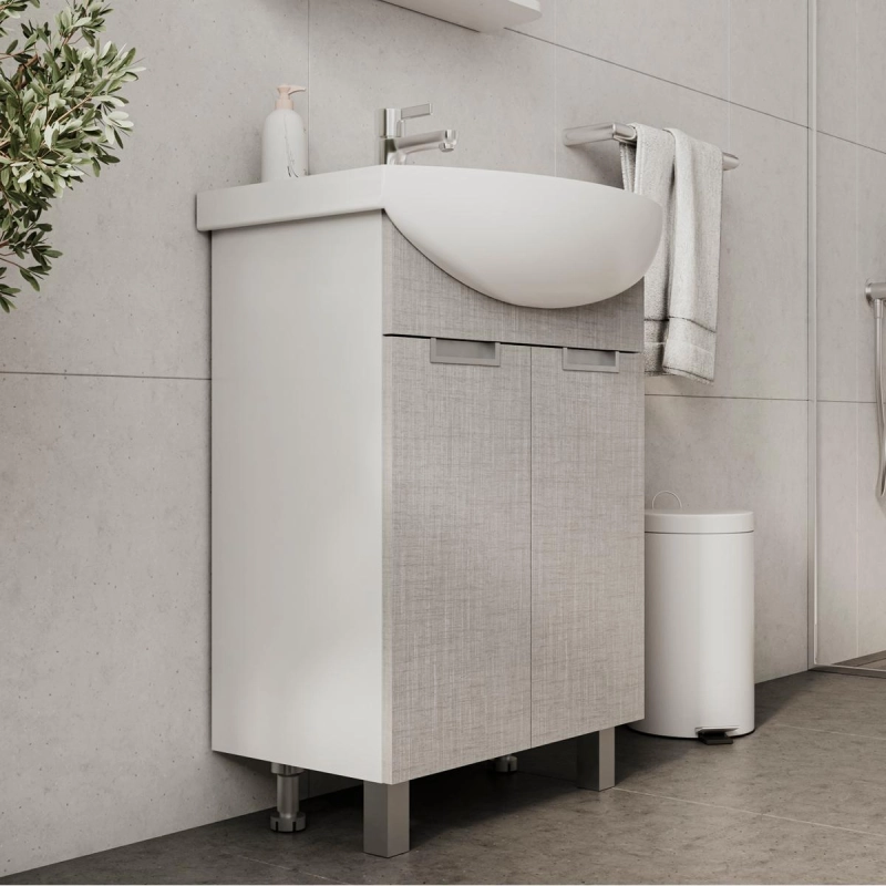 Тумба VOLNA Vario Sf СОФТ 60 56х60,4х32,1 см, подвесная, под умыв. Балтика 60, белый, 101646