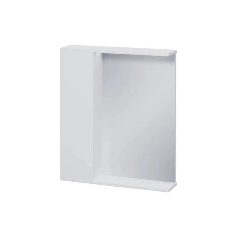 Зеркало-шкаф VOLNA Lake 60 600х700 (ШВ), левостороннее, белый, 115403