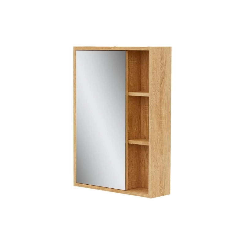 Зеркало-шкаф VOLNA Osmond 60 600х700 (ШВ), дуб сонома, 106835