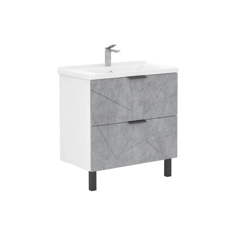 Тумба VOLNA Twing 70 66,4х81х44 см, напольная, под умыв. ФОСТЕР 70, бетон, 107019