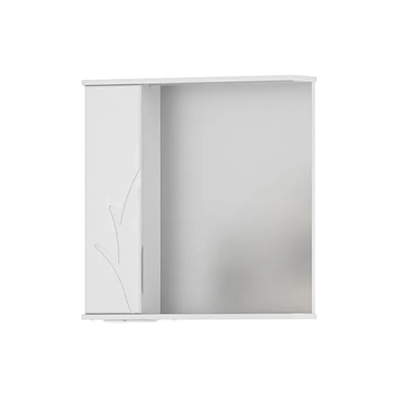 Зеркало-шкаф VOLNA Adel 70 700х700 (ШВ), левостороннее, белый, 115668