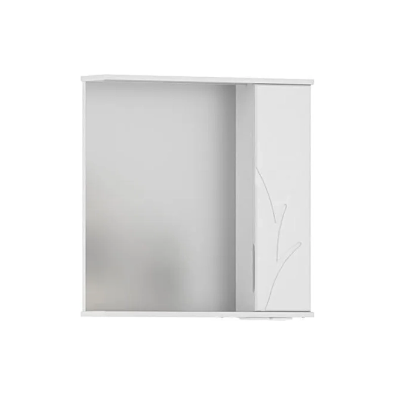 Зеркало-шкаф VOLNA Adel 70 700х700 (ШВ), правостороннее, белый, 115669