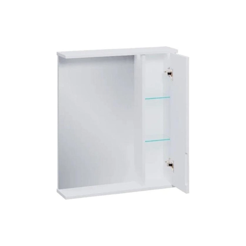 Зеркало-шкаф VOLNA Lake 70 700х700 (ШВ), правостороннее, белый, 115406