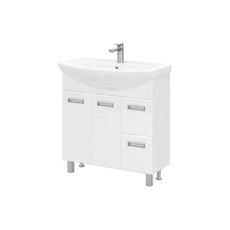 Тумба VOLNA Joli 80 77,6х80х31 см, напольная, под умыв. Балтика 80, белый, 115387