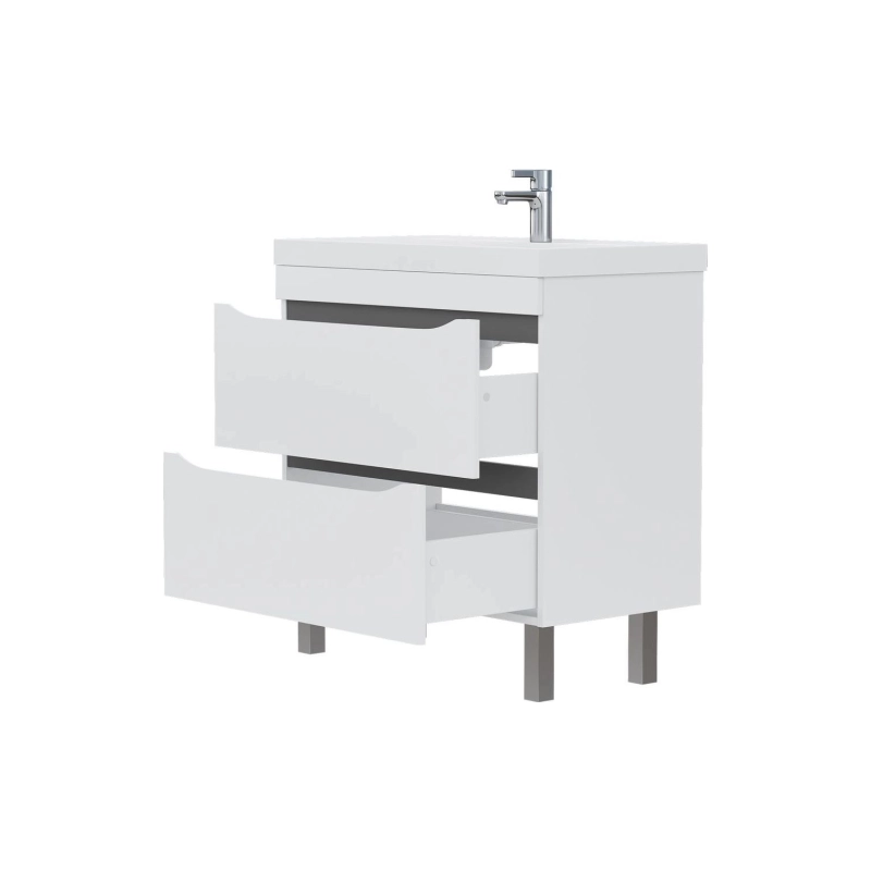 Тумба VOLNA Prime 80 79,6х66х45 см, напольная, под умыв. 78857 80, белый, 103552