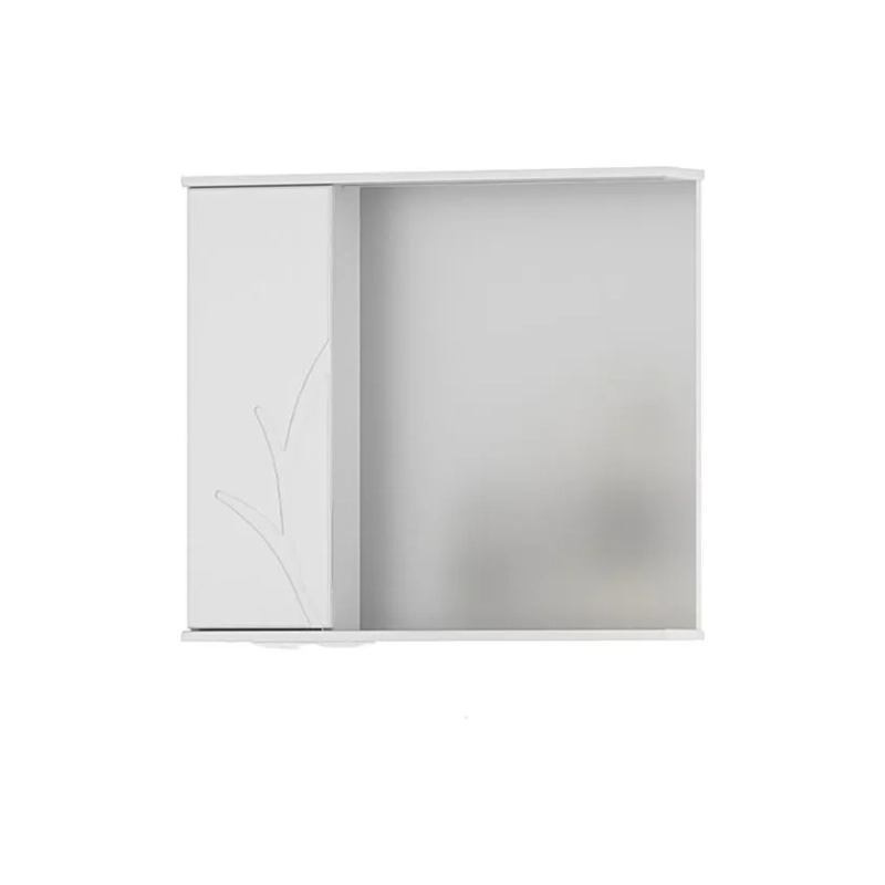 Зеркало-шкаф VOLNA Adel 80 800х700 (ШВ), левостороннее, белый, 115670