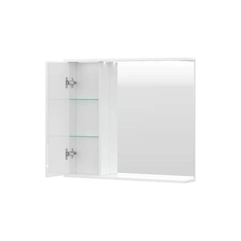 Зеркало-шкаф VOLNA Joli 80 800х700 (ШВ), левостороннее, белый, 115394