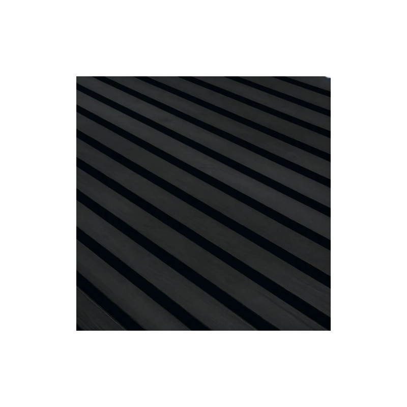 Акустическая стеновая панель стандарт 27х12 мм Черный дуб 2780х600х21