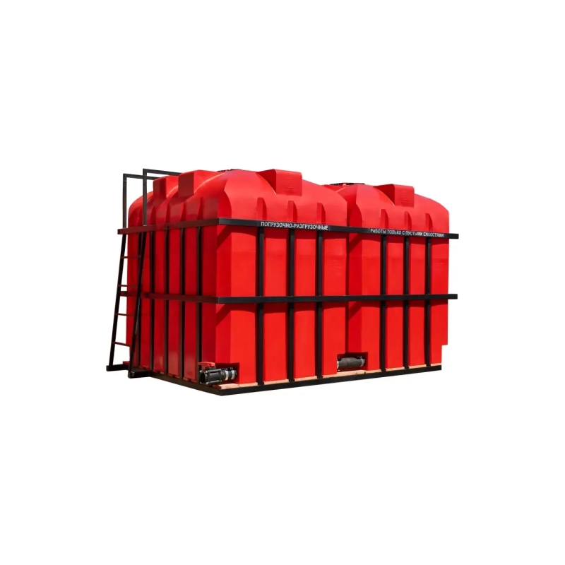 РТ Кассета 2*6000 для транспортировки ЖКУ красная В2340мм Д4120 Ш2080