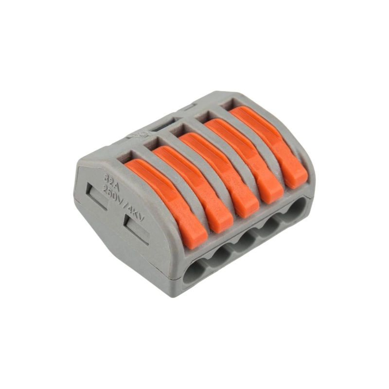 REXANT Клемма универс. 0,08-2,5/4 мм, 5-проводная, прозрачн