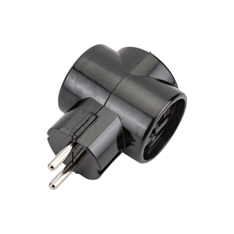 Тройник TС-3 3 гн 6А черный