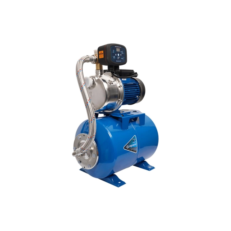 Насосная станция AQUARIO AUTO AJS-100A(M) (1,0квт, 60л/мин, Hmax=50м), с реле Masterswitch, 102041
