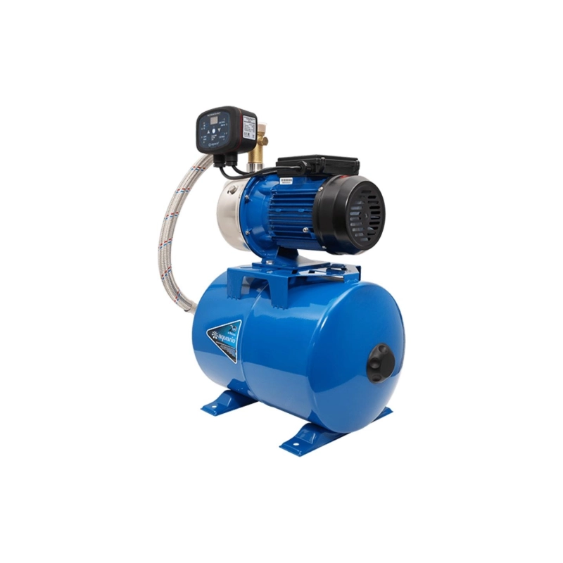 Насосная станция AQUARIO AUTO AJS-100A(M) (1,0квт, 60л/мин, Hmax=50м), с реле Masterswitch, 102041