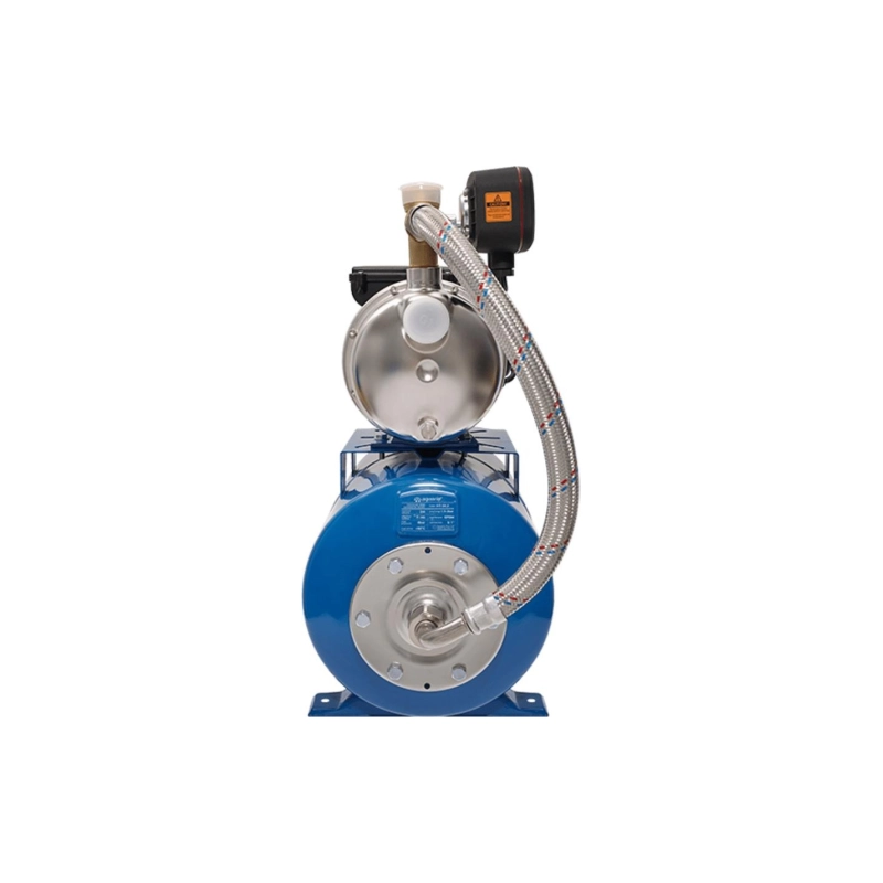 Насосная станция AQUARIO AUTO AJS-100A(M) (1,0квт, 60л/мин, Hmax=50м), с реле Masterswitch, 102041