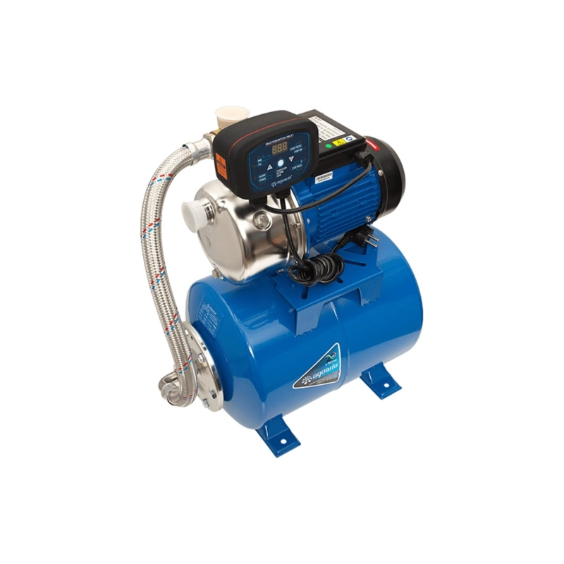 Насосная станция AQUARIO AUTO AJS-100A(M) (1,0квт, 60л/мин, Hmax=50м), с реле Masterswitch, 102041