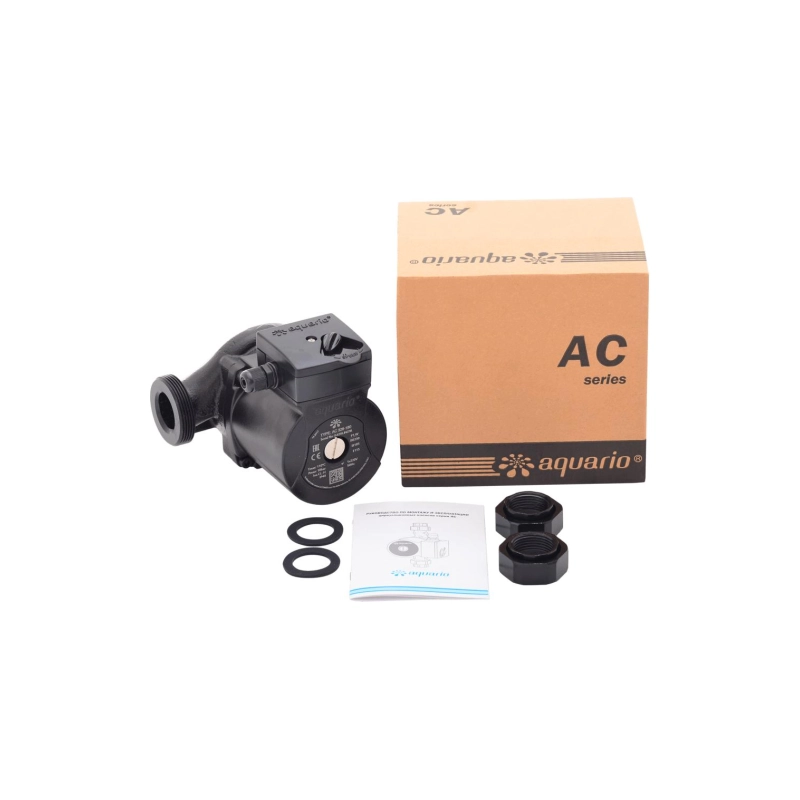 Насос циркуляционный AQUARIO AC 328-180 (0,23кВт,158л/мин,Hmax=8м), 35569