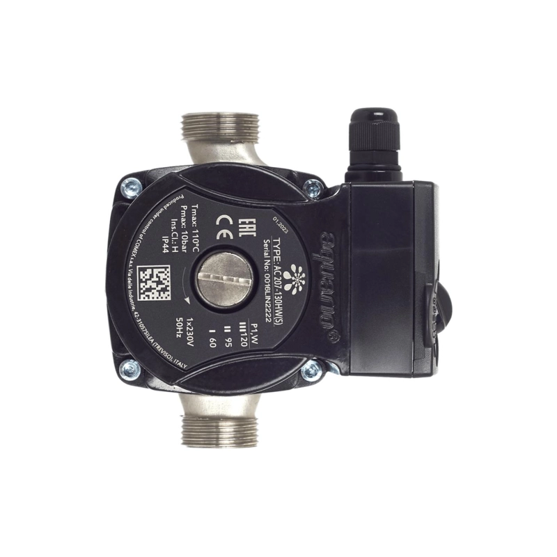 Насос циркуляционный AQUARIO AC 207-130HW(S) (0,12кВт,177л/мин,Hmax=6,7м), 50350