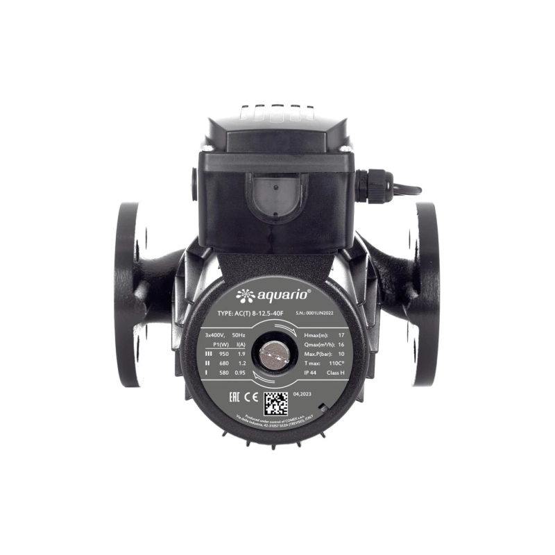 Насос циркуляционный AQUARIO AC(T) 8-12.5-40F (0,95кВт,260л/мин,Hmax=17м), 100438
