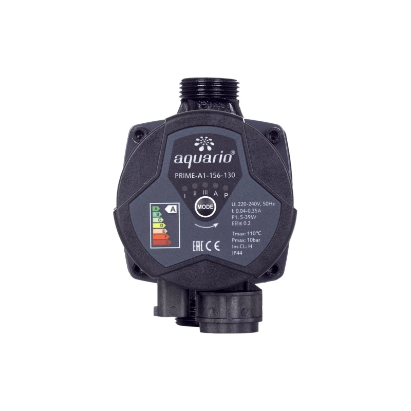 Насос циркуляционный AQUARIO PRIME-A1-156-130 (0,039кВт,62л/мин,Hmax=6м), 102062