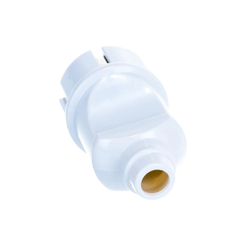 Вилка UNIVersal прямая с/з белая 16А 250В