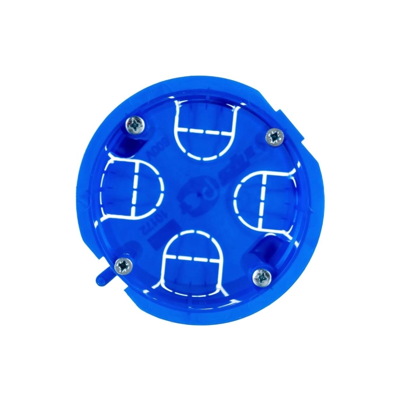 Коробка установочная Рувинил СП 65х40 д/гипсокарт. с метал.лапками IP30