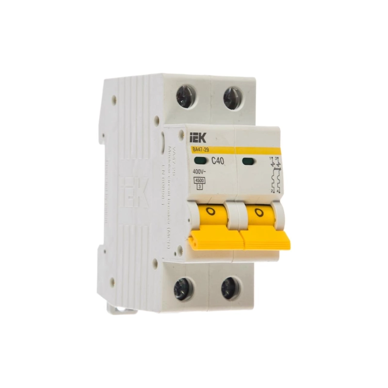 Выключатель автомат.двухполис 40А ВА47-29 4.5кА