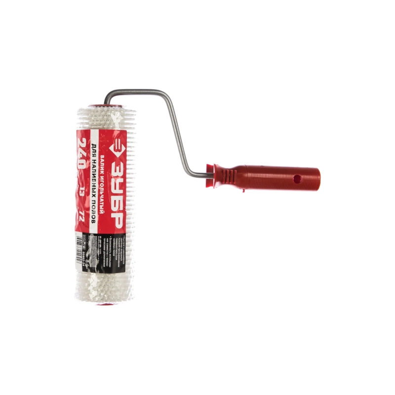 ЗУБР Валик игольчатый 72х240 мм, 8 мм, полипропилен д/наливных полов (03952-24)