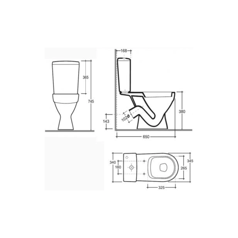 Унитаз в компл. Толедо МЛ Инкоэр бел. (сид+крепл) с1