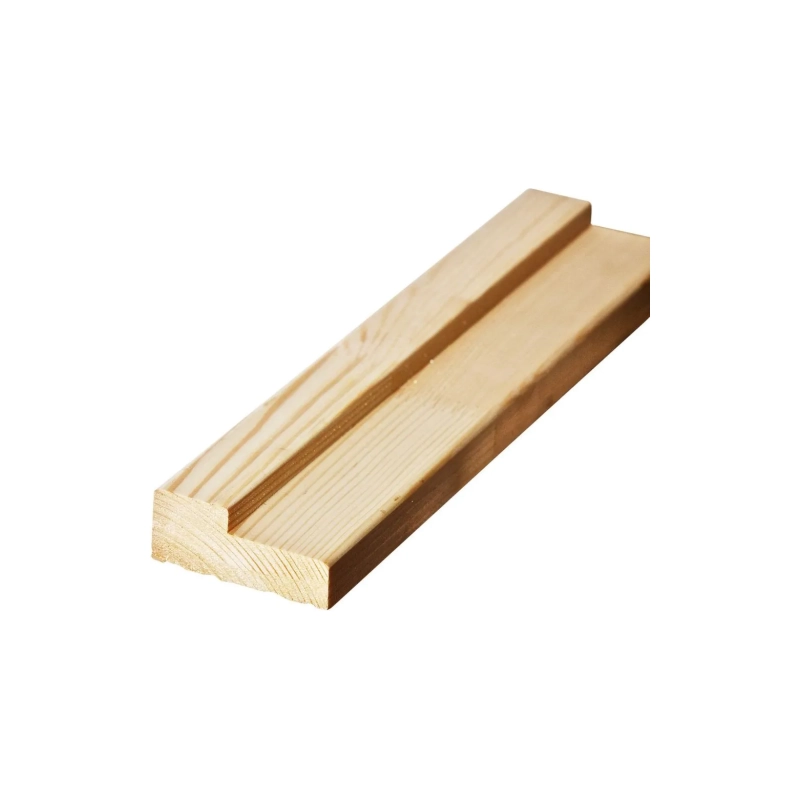 Коробка дверная срощенная дерев. сосновая (80мм) 2,1м