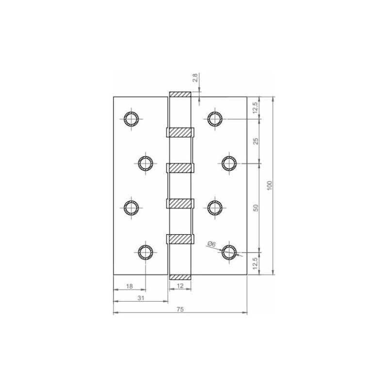 Петля универсальная на подшипниках 