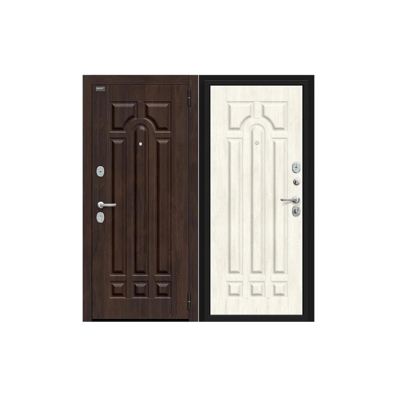 Дверь входная R-3 ФОРТ КАLE 2050/960 Правая /Almon/Nordic Oak/Лунный камень