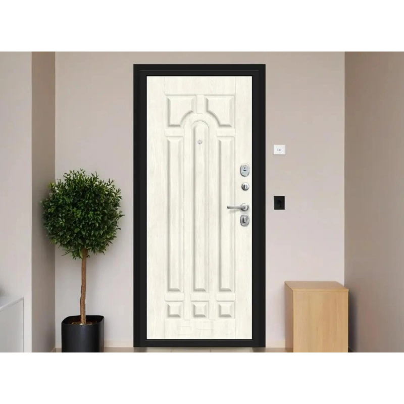 Дверь входная R-3 ФОРТ КАLE 2050/960 Правая /Almon/Nordic Oak/Лунный камень