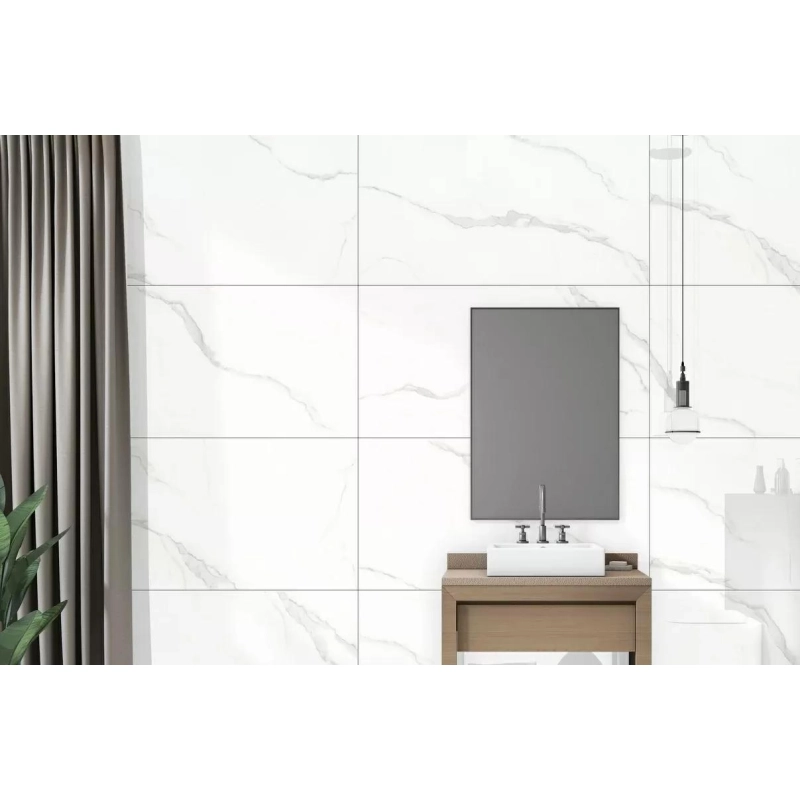 Керамический гранит COSTA WHITE 600x1200х8,5 glossy в уп. 1,44 (2 шт.) 46.08