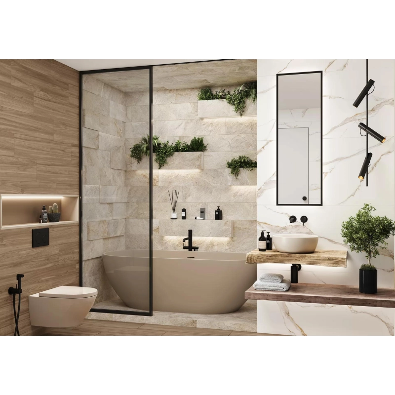 Santorini Beige GP2090SNN11L Керамогранит лаппатированный 200*900 (9 шт в уп/72,9 м в пал)