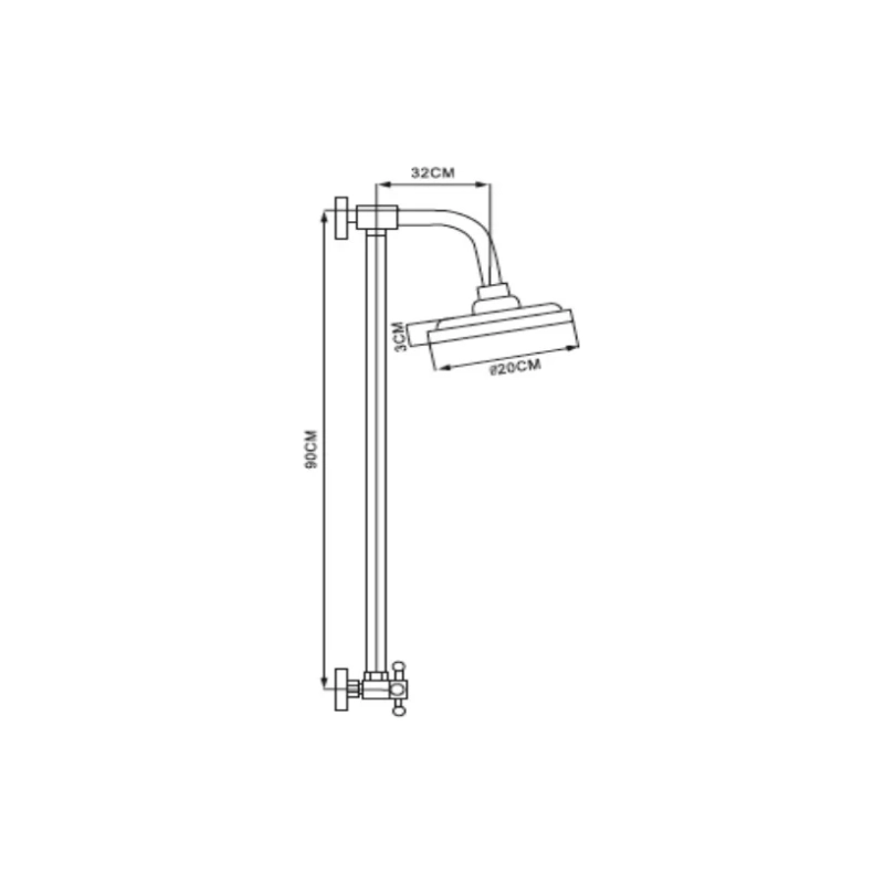 Стойка душевая с лейкой Р3565