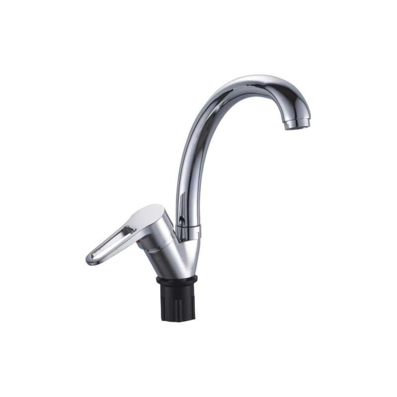 Смеситель Эверест кухня, высок.излив (крепл.гайка) В59-270GS