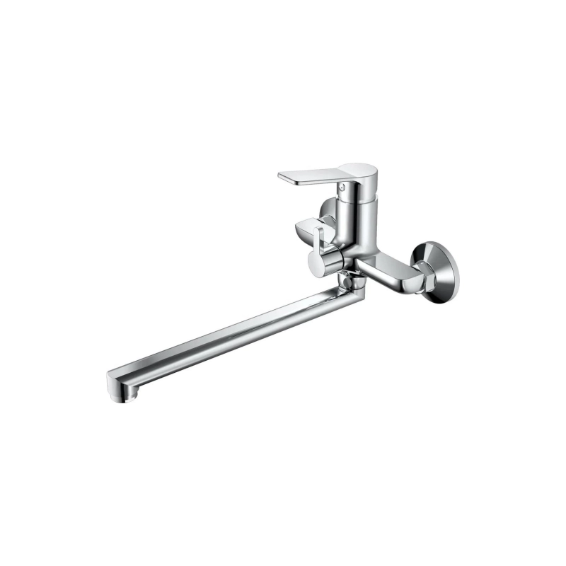 HB22559 Смеситель HAIBA д/ванны с изл.и перекл. хром 35 см