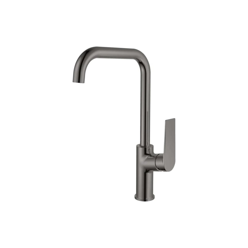 HB70533-3 Смеситель HAIBA д/кухни с гайкой, пепельный