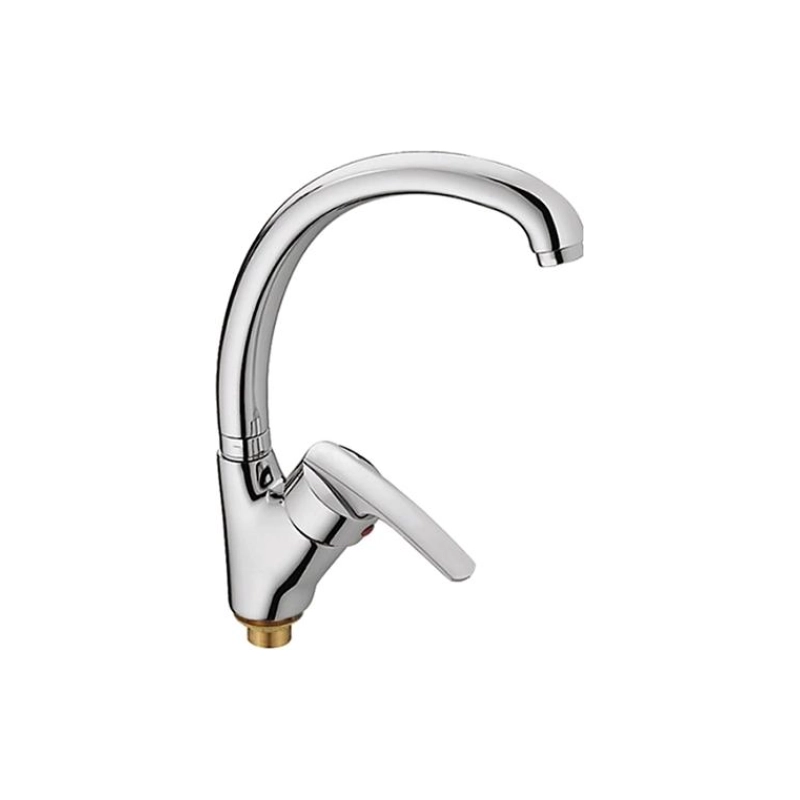 HB4106-2 Смеситель HAIBA д/кухни однорычаж. с гайкой хром