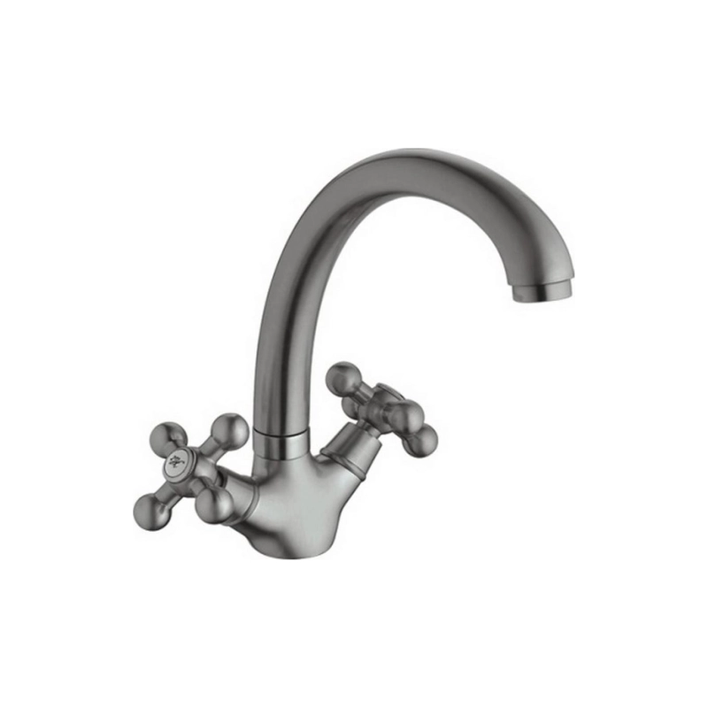 HB4719-5 Смеситель HAIBA д/кухни сатин