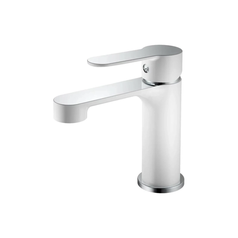 HB10557-8 Смеситель HAIBA д/умывальника бел/хром 1/2