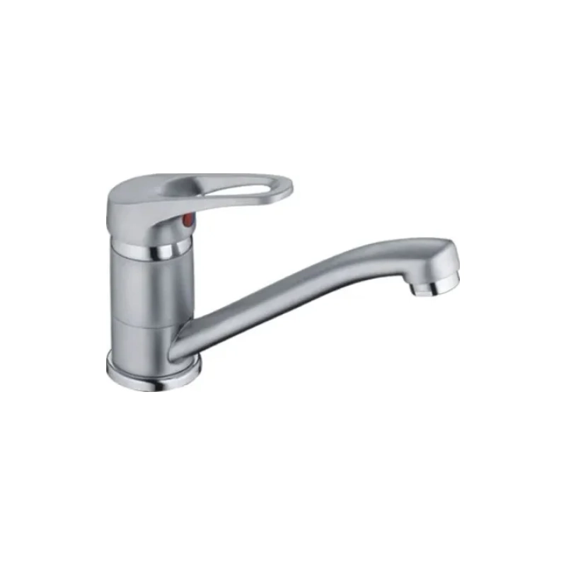 HB4513-1 Смеситель HAIBA д/кухни однорыч. с двиг.изливом