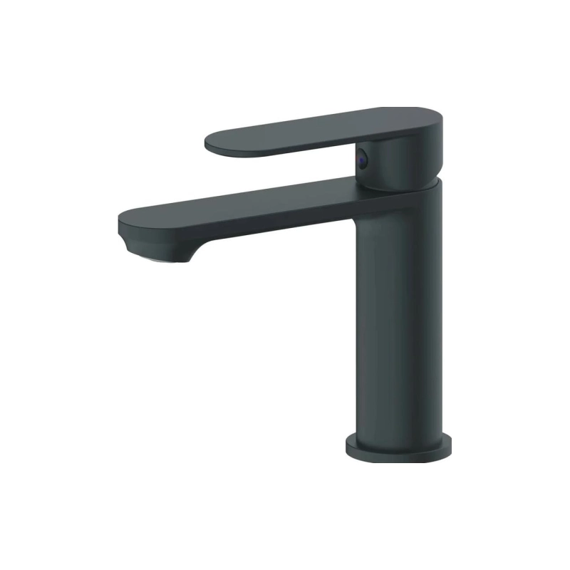 HB10590-7 Смеситель HAIBA д/раковины, однорыч.хром, д35, латунь черный