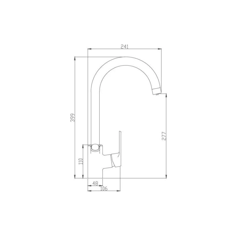 НВ76856 Смеситель д/кухни с подключением фильтра питьевой воды