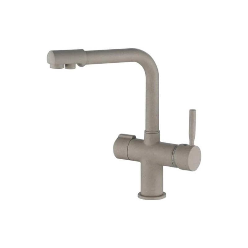 HB70088-9 Смеситель HAIBA д/кухни латунь бежевый с подкл.фильтра