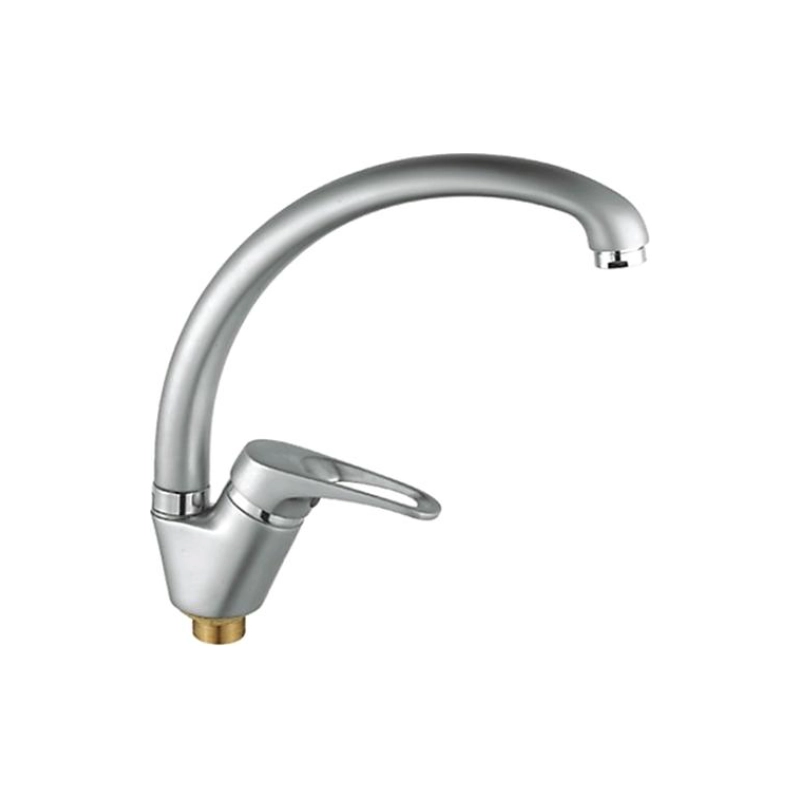 HB4313-1 Смеситель HAIBA д/кухни гайка, однорыч. мат